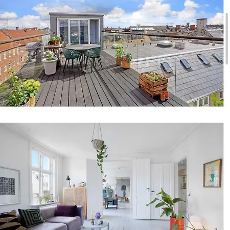 Appartamento Beautiful With A Private Rooftop Terrace Copenaghen